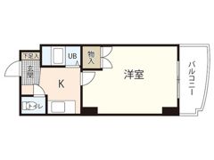 カルティエ城北通りの間取り画像