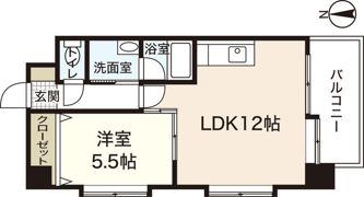 アヴニール五軒屋の間取り画像