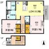 メゾンシュシュの間取り画像