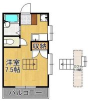 ハイネス枝光A棟の間取り画像
