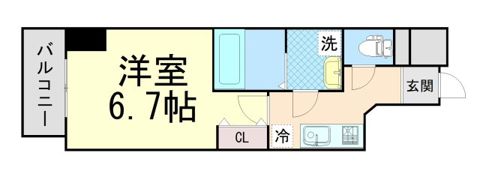 アドバンス神戸ラフィナートの間取り画像