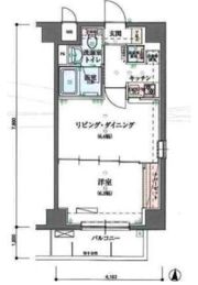 リヴシティ錦糸町の間取り画像