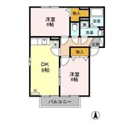 ポルトス元町 Bの間取り画像