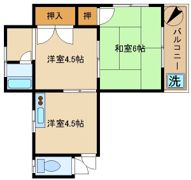 中村マンションの間取り画像
