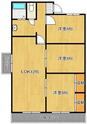 高峰グリーンマンションの間取り画像