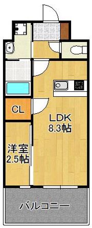 レジェンド朽網の間取り画像