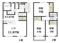 ルピナス Aの間取り画像