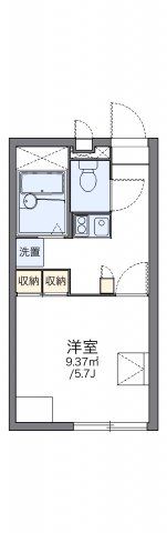 レオパレスアシャラーデ タナカの間取り画像