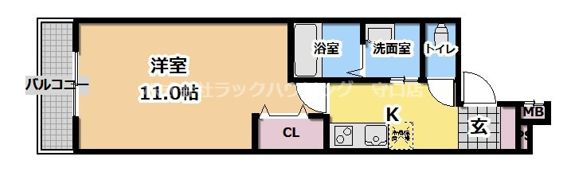 フジパレス松下町Ⅰ番館の間取り画像