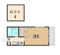 コーポ亀久保の間取り画像