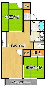 シャトーちぐさの間取り画像