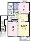 ミルフロールⅣ Aの間取り画像