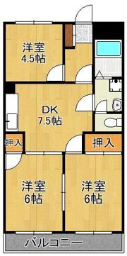 ギャラン春の町の間取り画像
