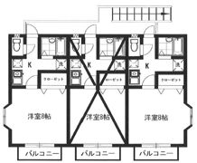 クレセントの間取り画像