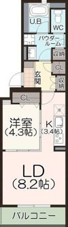 Node プラス TSURUMAIの間取り画像