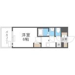 プレサンス京橋GREEN YARDアルミラの間取り画像
