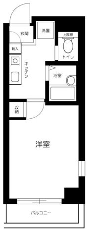 スカイコート早稲田第5の間取り画像