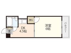 BAUHAUS祇園新道の間取り画像