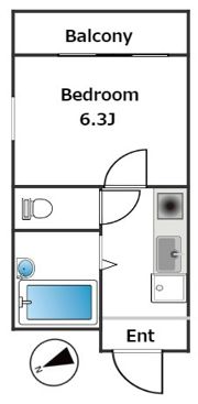 シティーコート二宮の間取り画像