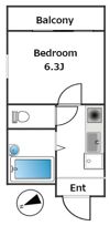 シティーコート二宮の間取り画像
