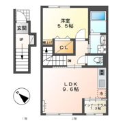 宮前区平2丁目新築アパート（仮の間取り画像
