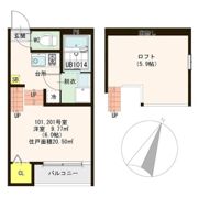 ハーモニーテラス東仙台Xの間取り画像