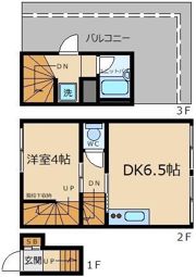 テラスハウス八幡山の間取り画像