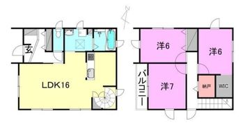 カインド志津川 A棟の間取り画像