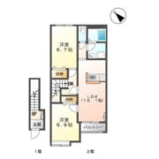 アース・カラーの間取り画像