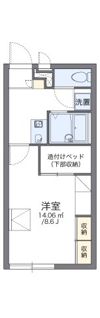 レオパレス千現の間取り画像
