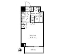 パークキューブ四谷三丁目の間取り画像