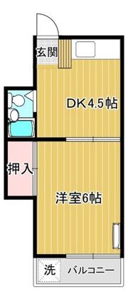 サンライズハイツ朝霞B棟の間取り画像