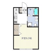 ハーモニーフラッツ不動前の間取り画像