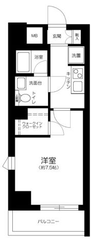 ビィ・フォルマ田園調布の間取り画像