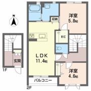 North Marryの間取り画像