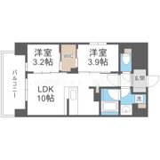 ソルレヴェンテ新梅田の間取り画像