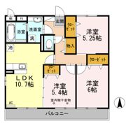 フェザンレーヴの間取り画像