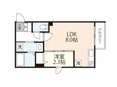 月光南観音六番館の間取り画像