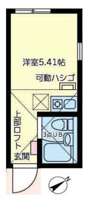 ユナイト和田町スウィーツアンサンブルの間取り画像