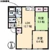 エイティー隅本 D棟の間取り画像