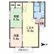 ディアスEAST B棟の間取り画像