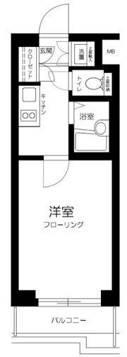 ルーブル恵比寿サウスガーデンの間取り画像