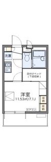 レオパレス本田ハイツの間取り画像