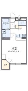 レオパレスパストラル 砺波Ⅱの間取り画像