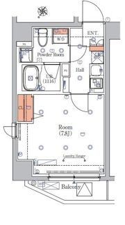 エストゥルースプラス押上の間取り画像