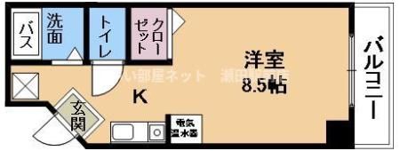 ファイネスコート草津の間取り画像