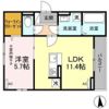 D-ROOM MIYAMACHI3の間取り画像