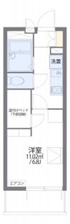 レオパレス遊眠舎の間取り画像