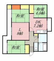 船橋グリーンハイツ1－2－4の間取り画像