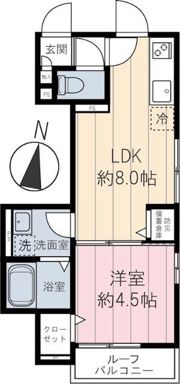 カリーノ田柄の間取り画像